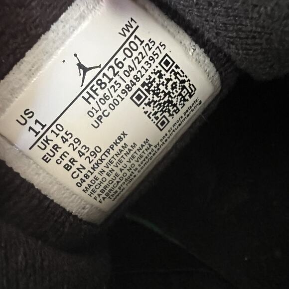 Air Jordan 4 RM Black Gray Starfish Low Shoes Sneakers Mens Sizes 11 - Picture 8 of 16